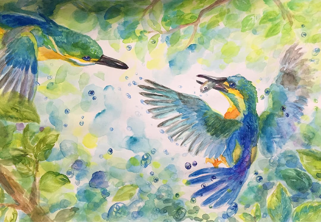 原画#2733 サンジョルジョマッジョーレ ベネチア 水彩画